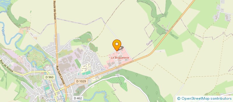 localisation de l'entreprise GROUPEMENT D'EMPLOYEURS DE LA VALLEE DE L'OISE à GUISE