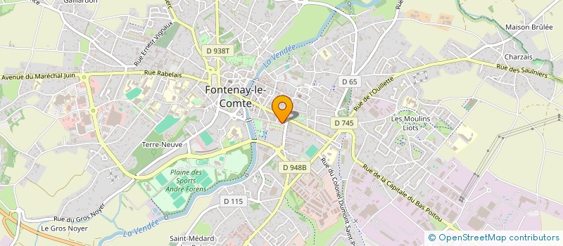 localisation de l'entreprise GROUPEMENT D'EMPLOYEURS DE LA VENISE VERTE  DOIX LES FONTAINES