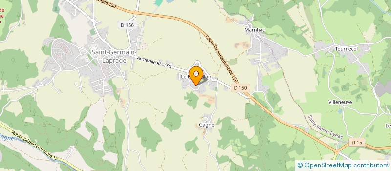 localisation de l'entreprise GROUPEMENT D EMPLOYEURS DE LAPRADE  BLAVOZY