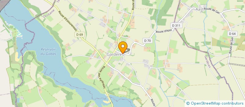 localisation de l'entreprise GROUPEMENT D EMPLOYEURS DE LASSAYETTE  GARDERES