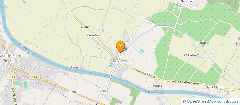 localisation de l'entreprise GROUPEMENT D'EMPLOYEURS DE PONTET  REYNIES