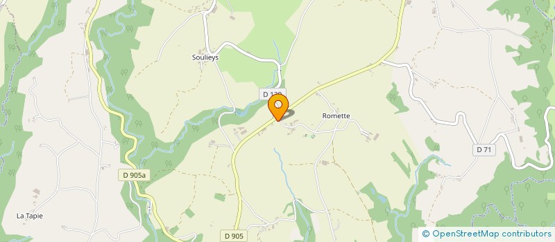 localisation de l'entreprise GROUPEMENT D'EMPLOYEURS DE ROMETTE  LA SALVETAT-PEYRALES