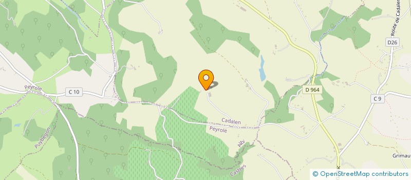 localisation de l'entreprise GROUPEMENT D'EMPLOYEURS DE SIRVEN  CADALEN