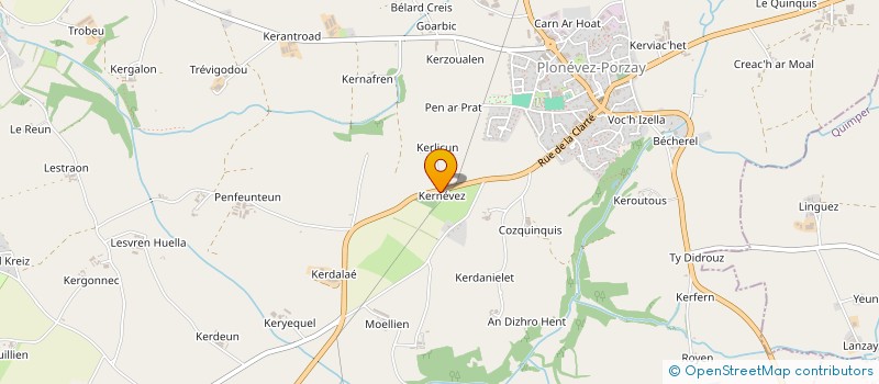 localisation de l'entreprise GROUPEMENT D EMPLOYEURS DE TY-HARN  PLOEVEN