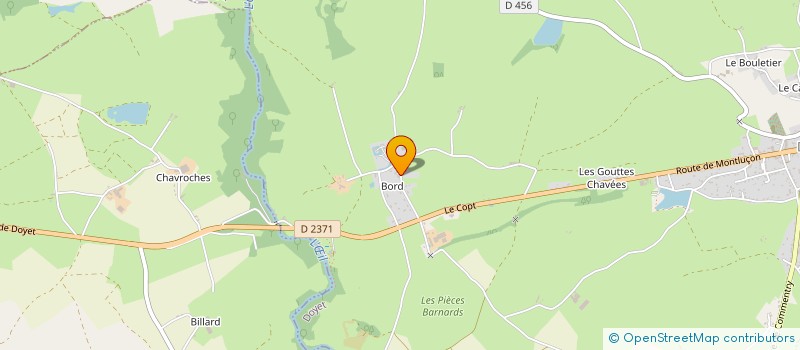 localisation de l'entreprise GROUPEMENT D'EMPLOYEURS DE VERNEIX  BIZENEUILLE