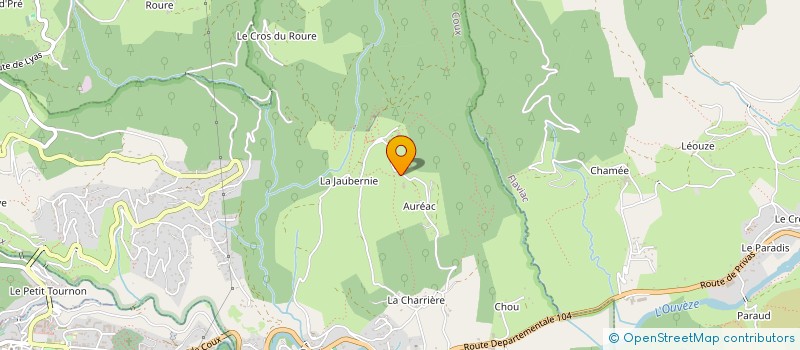 localisation de l'entreprise GROUPEMENT D'EMPLOYEURS DES 2 VALLE  COUX