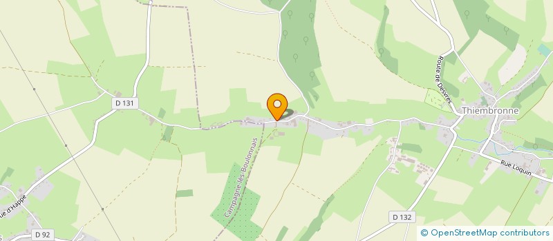 localisation de l'entreprise GROUPEMENT D EMPLOYEURS DES 2 VALLEES  THIEMBRONNE