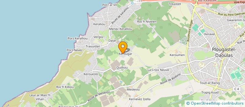 localisation de l'entreprise GROUPEMENT D EMPLOYEURS DES ALIZES à PLOUGASTEL-DAOULAS