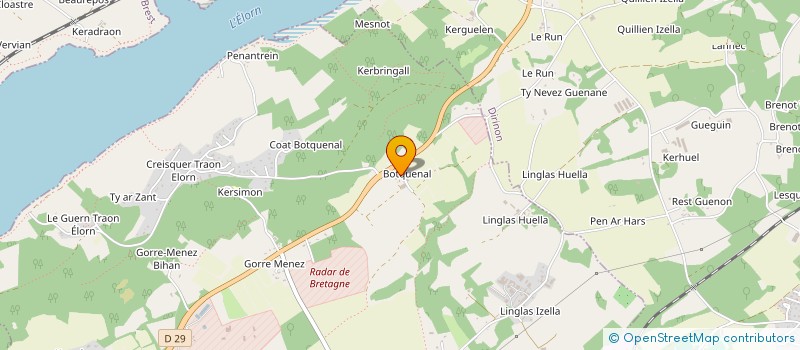 localisation de l'entreprise GROUPEMENT D'EMPLOYEURS DES ANTENNES  LOPERHET