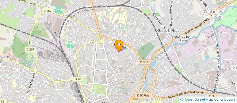 localisation de l'entreprise GROUPEMENT D'EMPLOYEURS DES ARDILLIERS à NEVERS