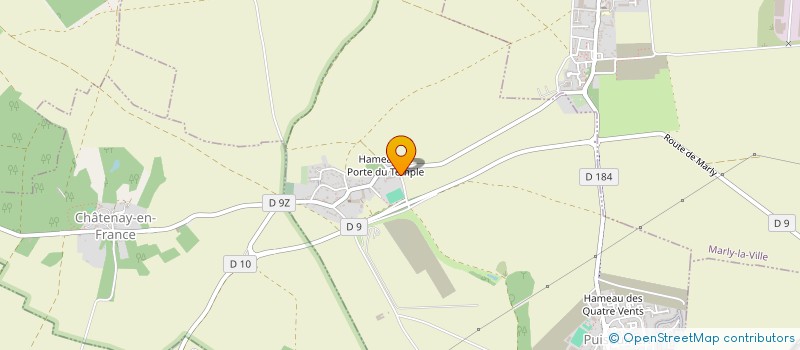 localisation de l'entreprise GROUPEMENT D'EMPLOYEURS DES BEAUX TILLEULS  PUISEUX-EN-FRANCE