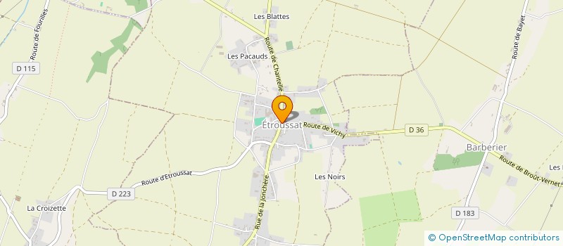 localisation de l'entreprise GROUPEMENT D EMPLOYEURS DES BETTRAVIERS à TAXAT-SENAT