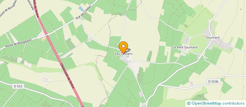localisation de l'entreprise GROUPEMENT D EMPLOYEURS DES CASSIERS à ST ANDELAIN