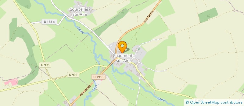 localisation de l'entreprise GROUPEMENT D'EMPLOYEURS DES CHAUMONTOIS à CHAUMONT-SUR-AIRE