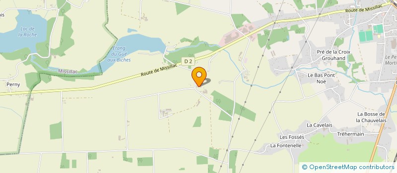 localisation de l'entreprise GROUPEMENT D'EMPLOYEURS DES CHENES  SAINT-GILDAS-DES-BOIS