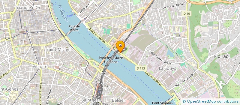 localisation de l'entreprise GROUPEMENT D'EMPLOYEURS DES CITOYENS DU MONDE à BORDEAUX