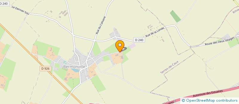 localisation de l'entreprise GROUPEMENT D EMPLOYEURS DES DEUX FERMES  TERRES-DE-CAUX