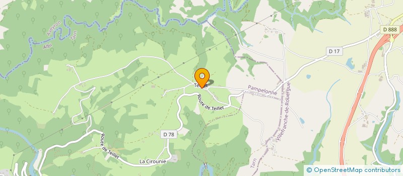 localisation de l'entreprise GROUPEMENT D EMPLOYEURS DES ELEVEURS  MIRANDOL-BOURGNOUNAC