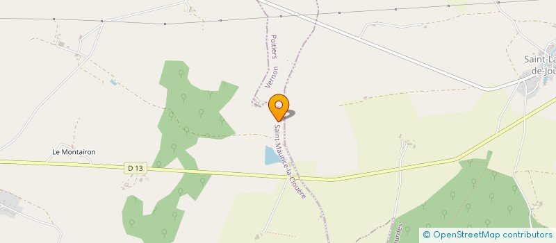 localisation de l'entreprise GROUPEMENT D'EMPLOYEURS DES ESSARTS  SAINT-MAURICE-LA-CLOUERE