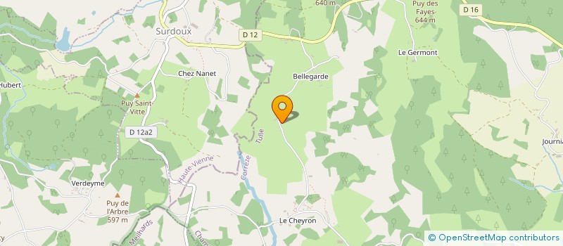 localisation de l'entreprise GROUPEMENT D EMPLOYEURS DES FAYES  CHAMBERET