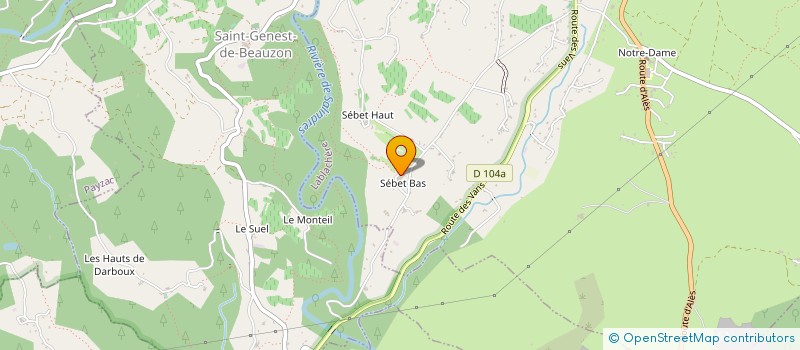 localisation de l'entreprise GROUPEMENT D'EMPLOYEURS DES FAYSSES DE SALYMES  LABLACHERE