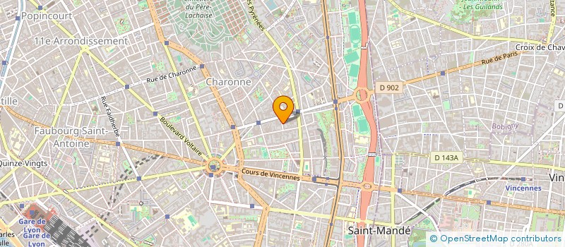 localisation de l'entreprise GROUPEMENT D'EMPLOYEURS DES FRANCAS EN ILE-DE-FRANCE  PARIS