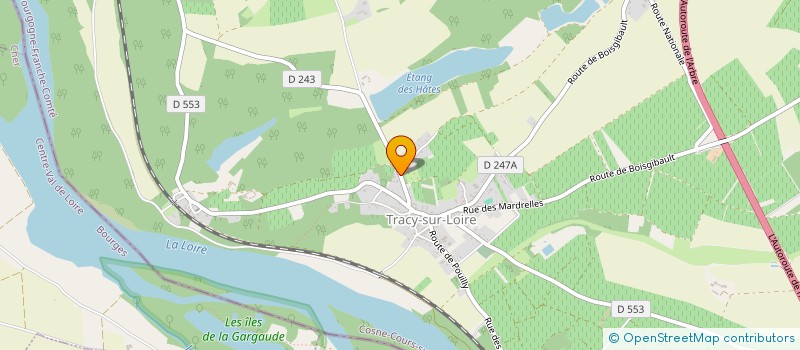 localisation de l'entreprise GROUPEMENT D'EMPLOYEURS DES GOMINETS à TRACY-SUR-LOIRE