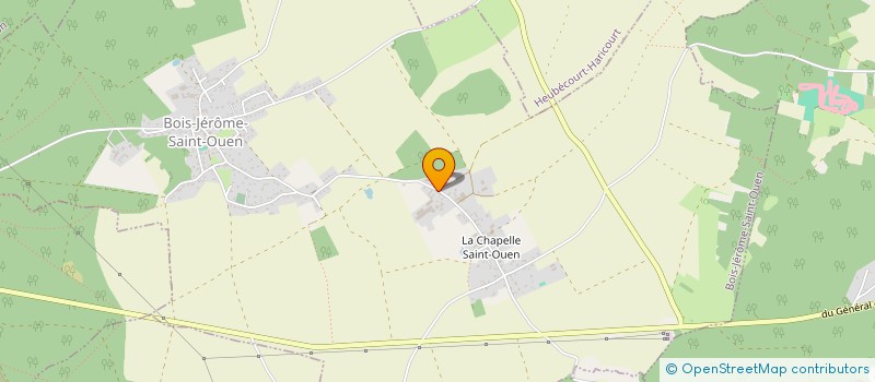 localisation de l'entreprise GROUPEMENT D'EMPLOYEURS DES GRAINES DE LAIT  BOIS-JEROME-SAINT-OUEN