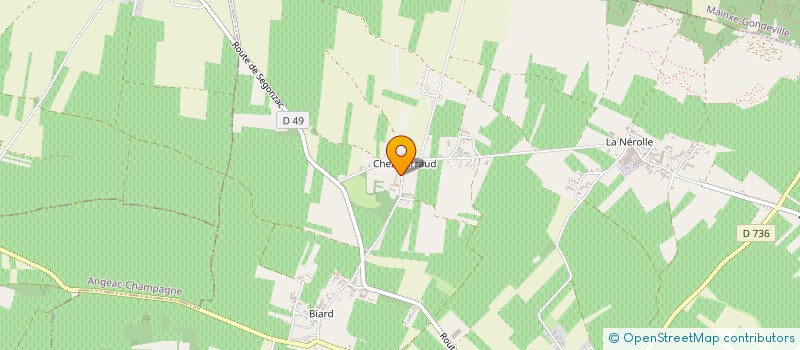 localisation de l'entreprise GROUPEMENT D'EMPLOYEURS DES GRANDES VERSENNES à SEGONZAC