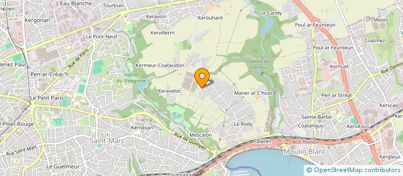 localisation de l'entreprise GROUPEMENT D'EMPLOYEURS DES HIRONDELLES  GUIPAVAS