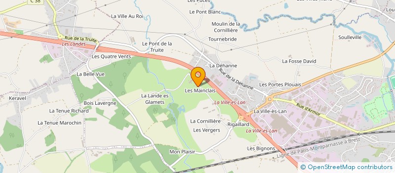 localisation de l'entreprise GROUPEMENT D EMPLOYEURS DES MAINCLAIS à LAMBALLE-ARMOR