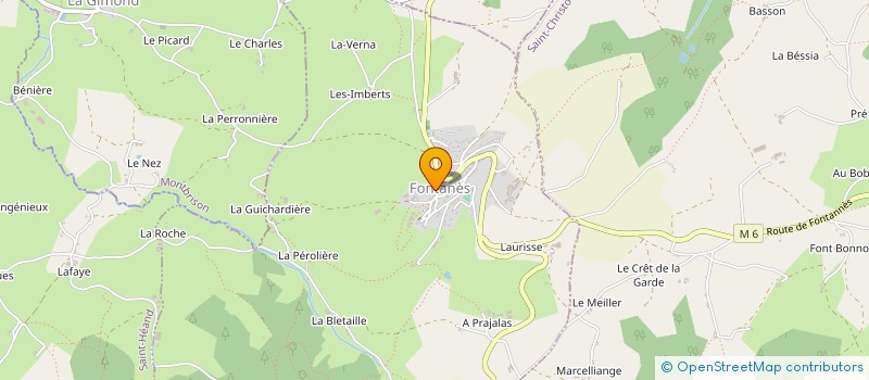 localisation de l'entreprise GROUPEMENT D EMPLOYEURS DES MONTS  FONTANES