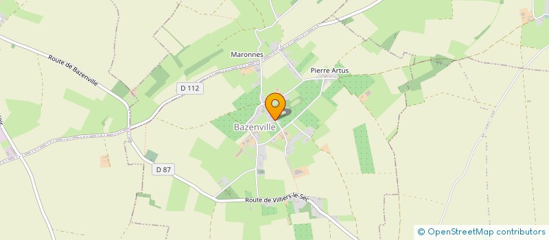 localisation de l'entreprise GROUPEMENT D EMPLOYEURS DES NOYAUX à BAZENVILLE