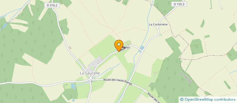 localisation de l'entreprise GROUPEMENT D'EMPLOYEURS DES PELLOYS à LA SAUCELLE
