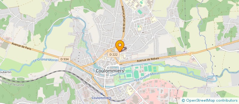 localisation de l'entreprise GROUPEMENT D'EMPLOYEURS DES PETITS COURBONS à COULOMMIERS