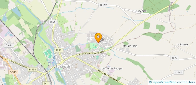 localisation de l'entreprise GROUPEMENT D'EMPLOYEURS DES PMPC à BUZANCAIS