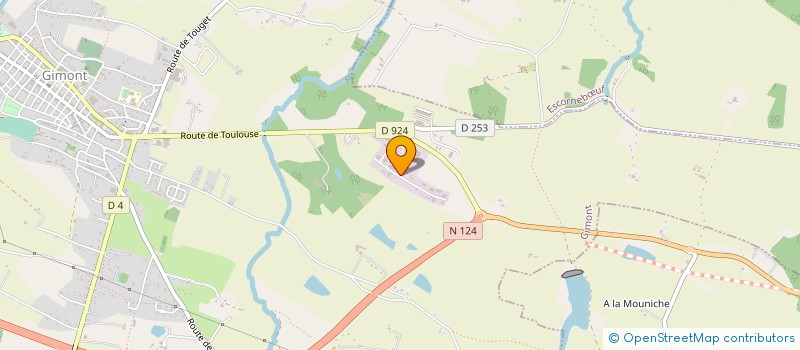 localisation de l'entreprise GROUPEMENT D'EMPLOYEURS DES PORTES DE GASCOGNE  GIMONT