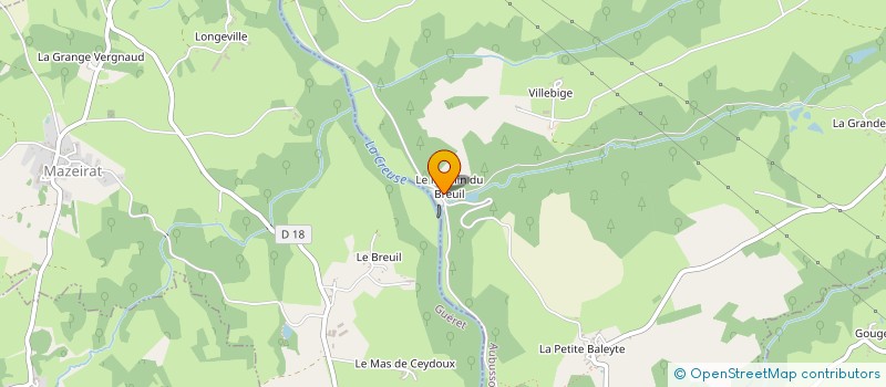 localisation de l'entreprise GROUPEMENT D'EMPLOYEURS DES TERNES AU MOULIN  PIONNAT