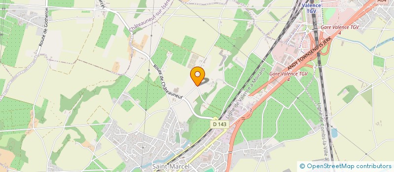 localisation de l'entreprise GROUPEMENT D'EMPLOYEURS DES TILLEULS  SAINT-MARCEL-LES-VALENCE