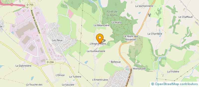 localisation de l'entreprise GROUPEMENT D'EMPLOYEURS DES TROIS COMMUNES à LES HERBIERS