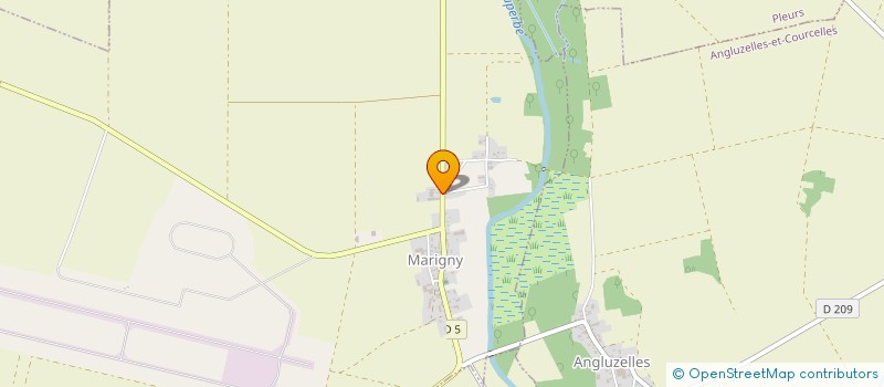 localisation de l'entreprise GROUPEMENT D'EMPLOYEURS DES VEILLAS  MARIGNY