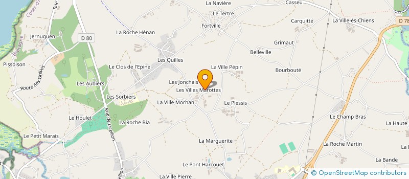 localisation de l'entreprise GROUPEMENT D EMPLOYEURS DES VILLES MAROTTES  HILLION