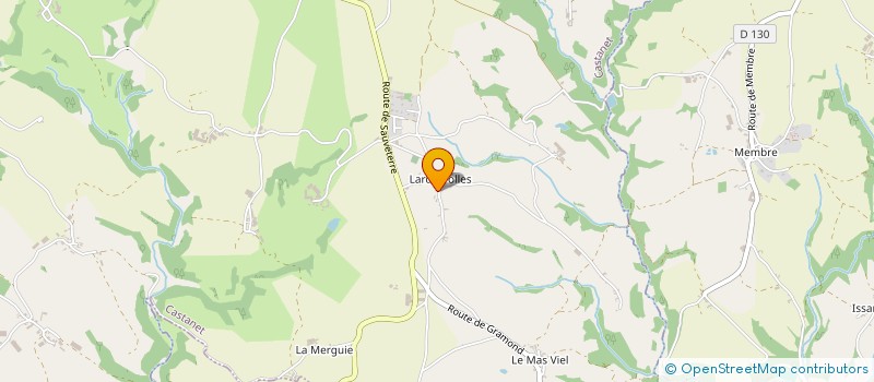 localisation de l'entreprise GROUPEMENT D'EMPLOYEURS DOUZIECH  CASTANET