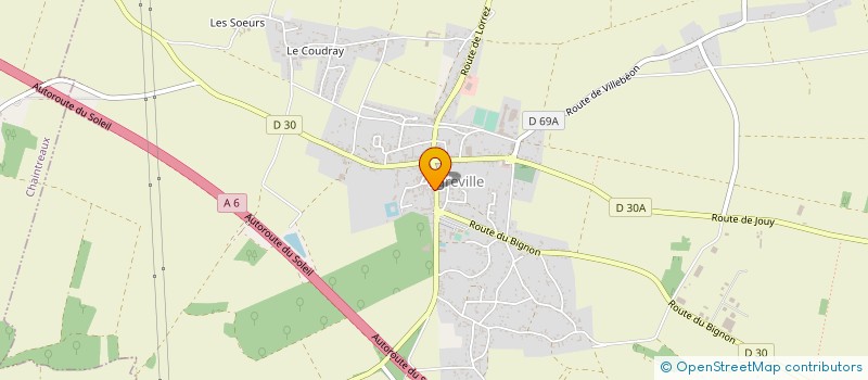 localisation de l'entreprise GROUPEMENT D'EMPLOYEURS DU BOCAGE GATINAIS à EGREVILLE