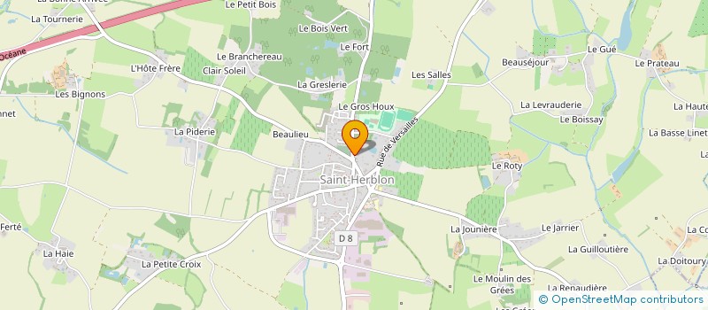 localisation de l'entreprise GROUPEMENT D EMPLOYEURS DU BON TEMPS  VAIR-SUR-LOIRE