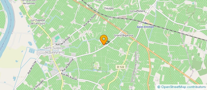 localisation de l'entreprise GROUPEMENT D'EMPLOYEURS DU CANTERANE  SAINT-SULPICE-DE-FALEYRENS