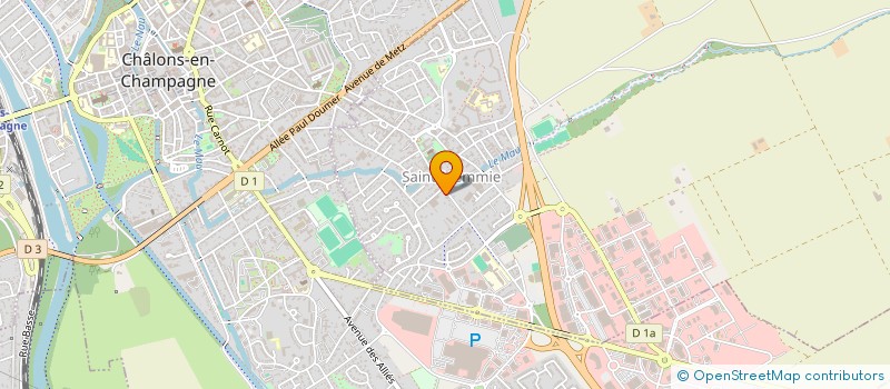 localisation de l'entreprise GROUPEMENT D'EMPLOYEURS DU CARPION  SAINT-MEMMIE