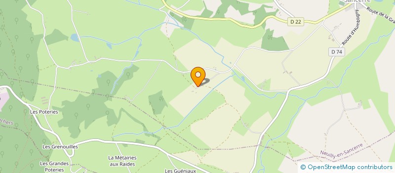 localisation de l'entreprise GROUPEMENT  D'EMPLOYEURS DU CARROIR  NEUILLY-EN-SANCERRE