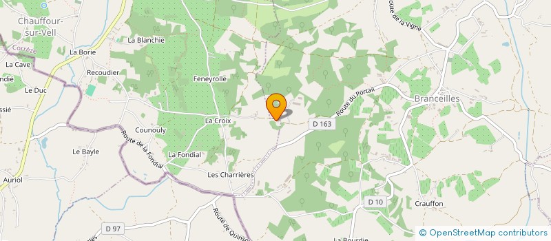 localisation de l'entreprise GROUPEMENT D'EMPLOYEURS DU CHAMP D'AVAL  CHAUFFOUR-SUR-VELL