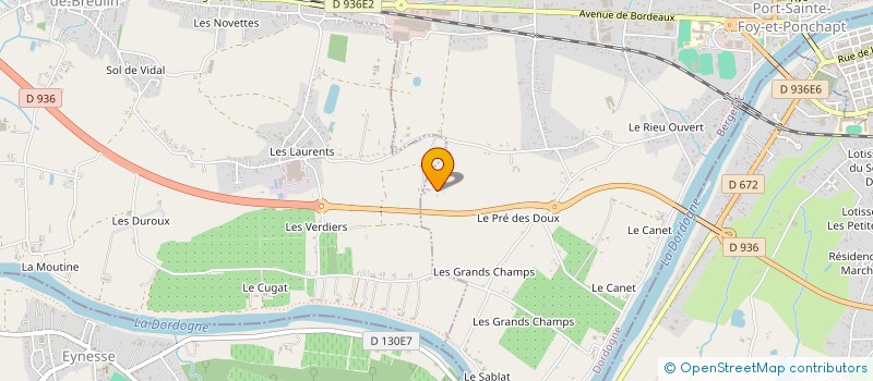 localisation de l'entreprise GROUPEMENT D'EMPLOYEURS DU CLAUD  SAINT-AVIT-SAINT-NAZAIRE